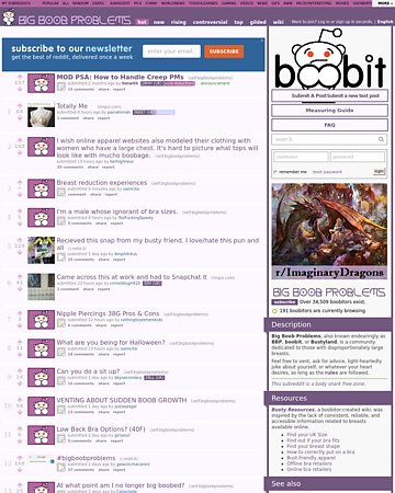 /r/bigboobproblems Screencap